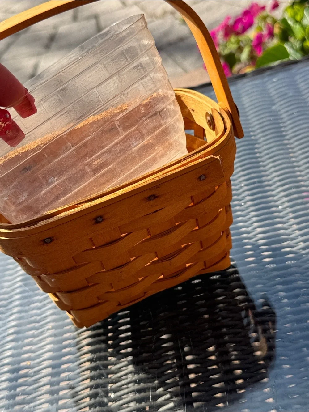 Longaberger handwoven basket